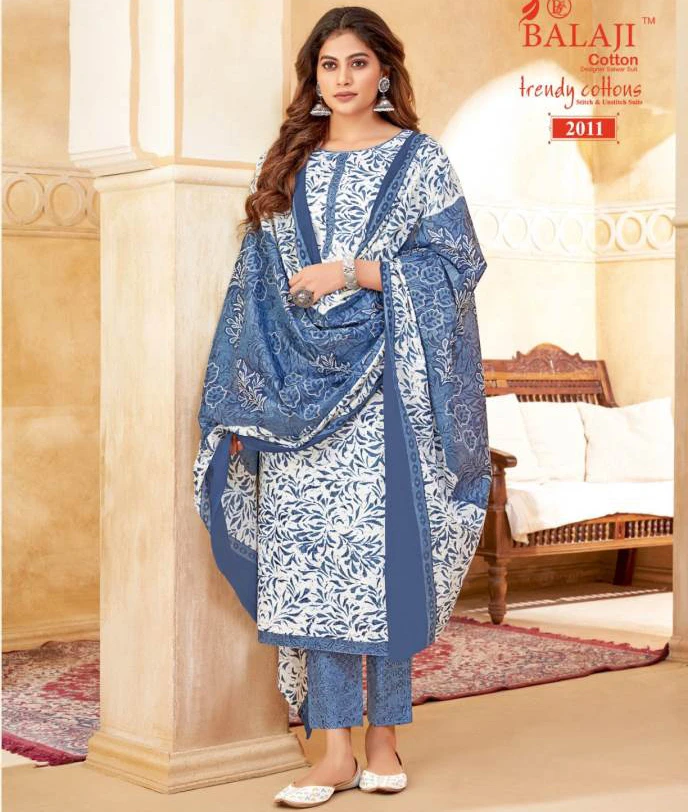 Balaji Trendy Cotton Vol-2 - Dress Material
